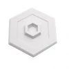 Prime-Line® 5" Flexible White Vinyl Hexagon Wall Protector