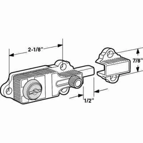 Prime-Line® 2-1/8" Diecast Keyed Deadbolt Lock 2 Prime-Line® 2-1/8" Diecast Keyed Deadbolt Lock - Image 2