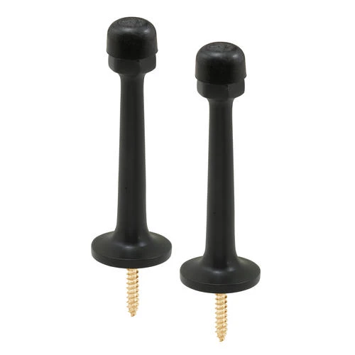 Prime-Line® 3-5/16" Classic Bronze Rigid Doorstop Solid Brass - 2-Pack 1 Prime-Line® 3-5/16" Classic Bronze Rigid Doorstop Solid Brass - 2-Pack