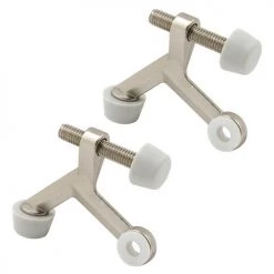 Prime-Line® 1-5/8" Satin Nickel Hinge Pin Doorstop - 2-Pack