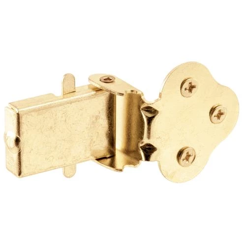 Prime-Line Defender Security® Brass Plated Double Hung Wood Window Flip Latch 1 Prime-Line Defender Security® Brass Plated Double Hung Wood Window Flip Latch