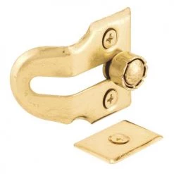 Prime-Line® 1" Brass Plated Steel Wood Window Vent Locks - 2 Pack