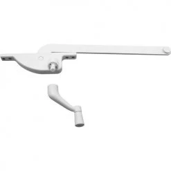 Prime-Line® 9" White Teardrop Type Left Hand Casement Window Operator