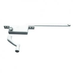 Prime-Line® 8" White Square Type Left Hand Casement Window Operator