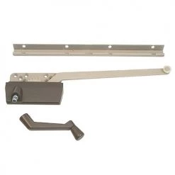 Prime-Line® 9-1/2" Bronze Wood Window Left Hand Casement Window Operator And Track